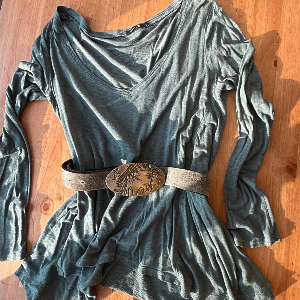 Flouncy Vintage Talula Long Sleeve Jersey Top